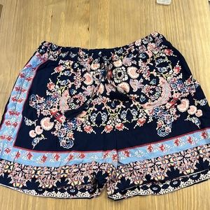 BRAND NEW paisley flowy Francesca’s shorts. NWT. NEVER BEEN WORN. Size Small.